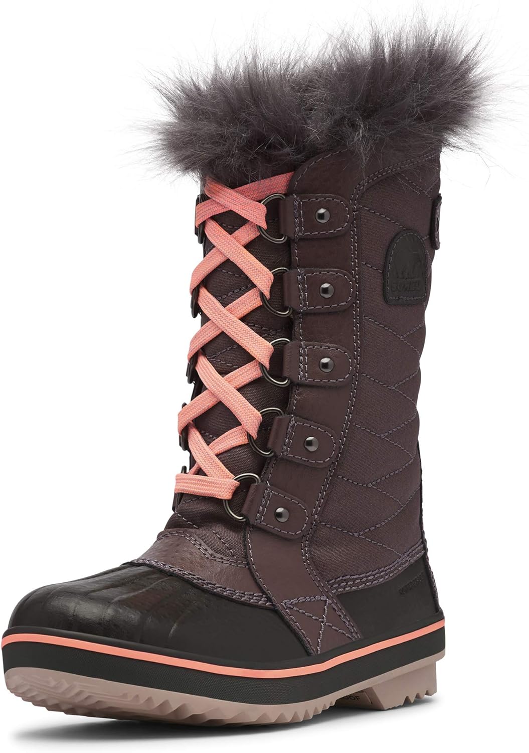 Унисекс-детские снежные ботинки Sorel Tofino II, фиолетовый
Унисекс-детские снежные ботинки Sorel Tofino II, фиолетовый