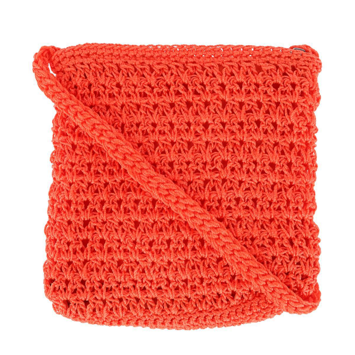 Женская вязаная крючком сумка через плечо CTM, цвет coral, Розовый, Женская вязаная крючком сумка через плечо CTM, цвет coral
Женская вязаная крючком сумка через плечо CTM, цвет coral, Розовый, Женская вязаная крючком сумка через плечо CTM, цвет coral