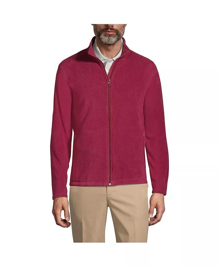 Мужская флисовая куртка средней плотности с застежкой-молнией Lands' End, красный
Мужская флисовая куртка средней плотности с застежкой-молнией Lands' End, красный