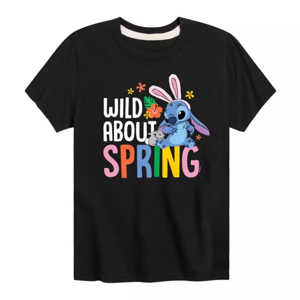 Футболка с принтом «Дикая весна» для мальчиков Лило и Стич 8-20 лет Disney, черный
Футболка с принтом «Дикая весна» для мальчиков Лило и Стич 8-20 лет Disney, черный