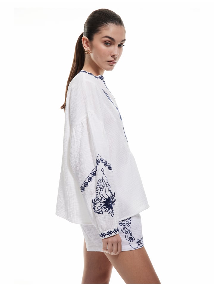 KOTON Блузка с длинными рукавами, цвет экрю
KOTON Блузка с длинными рукавами, цвет экрю