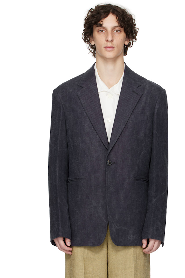 Неструктурированный блейзер Shinjuku Our Legacy, цвет charcoal bourdeaux flow weave
Неструктурированный блейзер Shinjuku Our Legacy, цвет charcoal bourdeaux flow weave