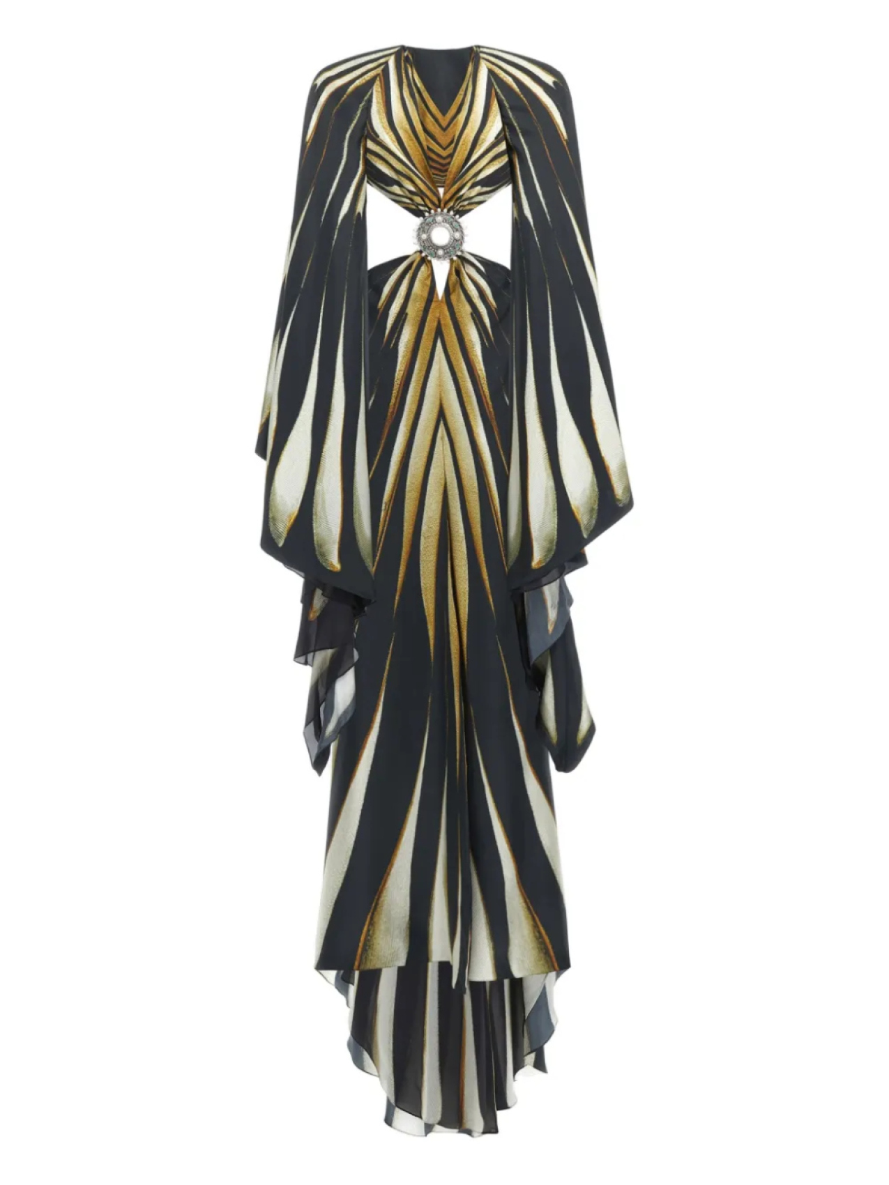 Полосатое платье макси Roberto Cavalli, золотой
Полосатое платье макси Roberto Cavalli, золотой