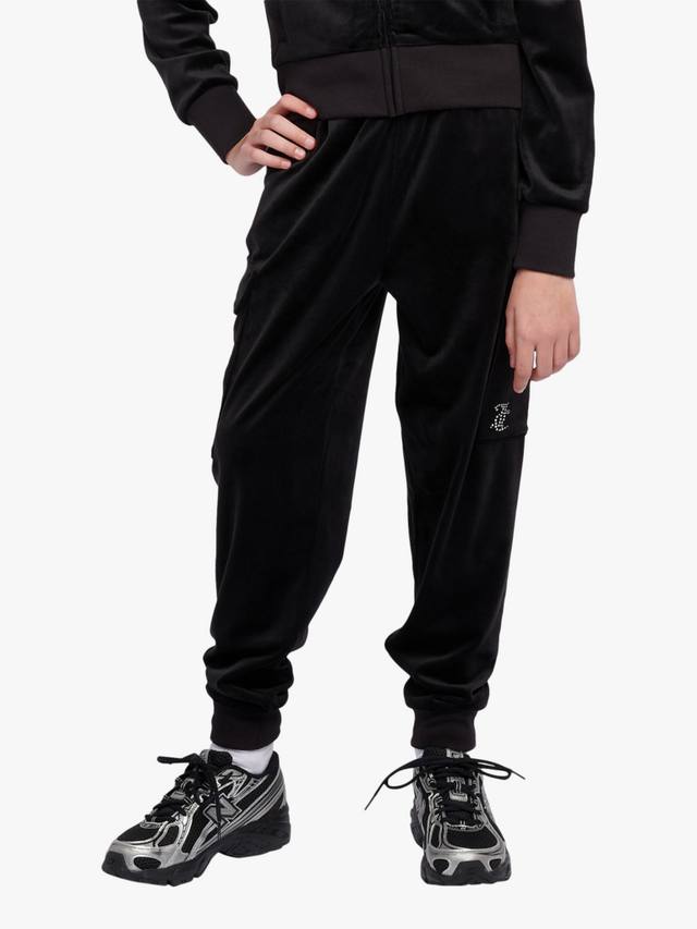 Детские карго-джоггеры с манжетами Juicy Couture, Jet Black
Детские карго-джоггеры с манжетами Juicy Couture, Jet Black