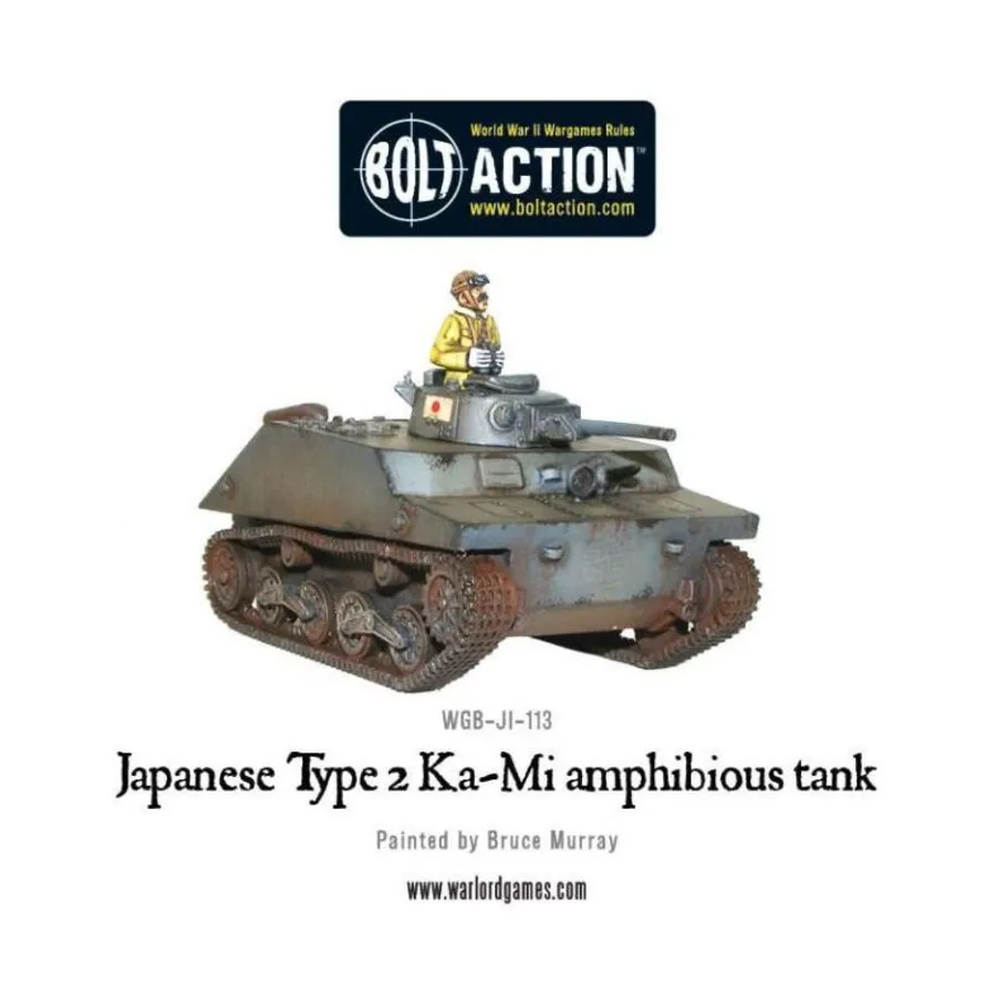 Танк-амфибия Тип 2 Ка-Ми, Bolt Action - Japanese (28mm)
Танк-амфибия Тип 2 Ка-Ми, Bolt Action - Japanese (28mm)