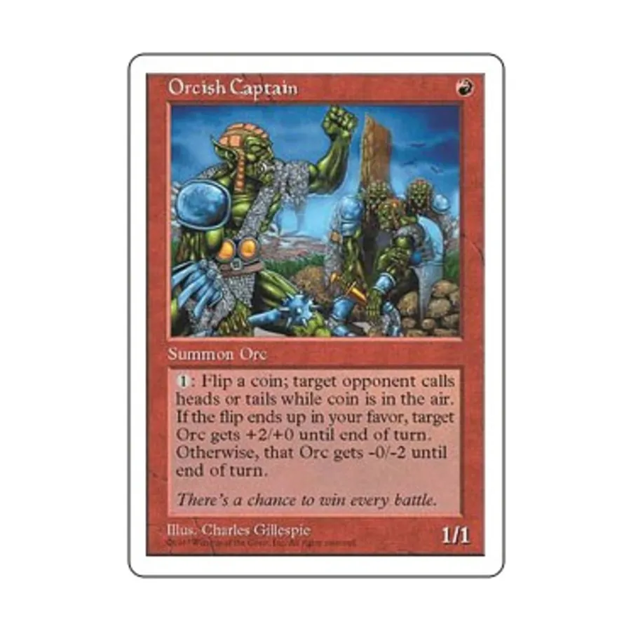 CCG Оркский капитан (U), MTG - 5th Edition
CCG Оркский капитан (U), MTG - 5th Edition