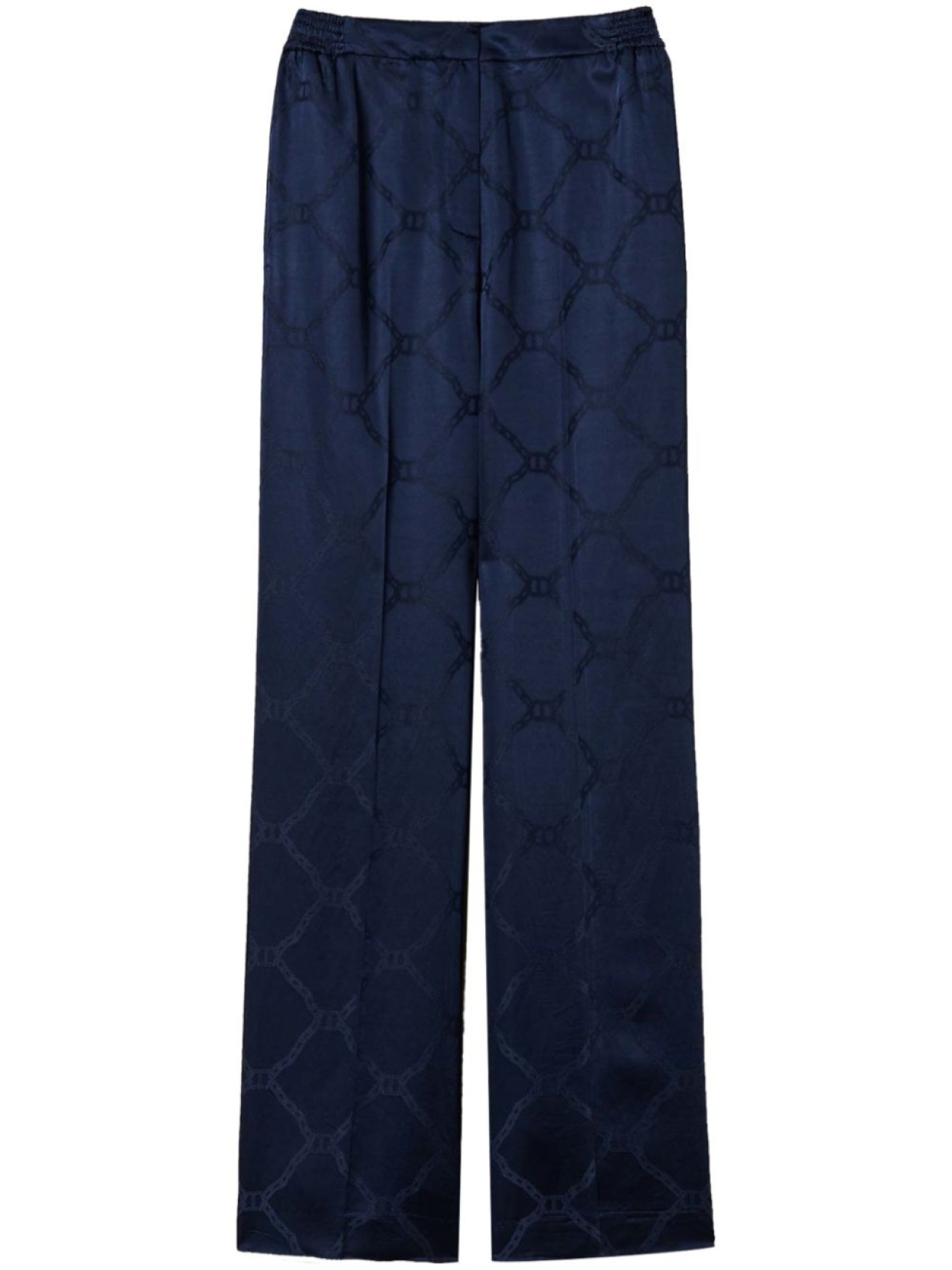 TWINSET жаккардовые брюки палаццо Oval T, синий
TWINSET жаккардовые брюки палаццо Oval T, синий