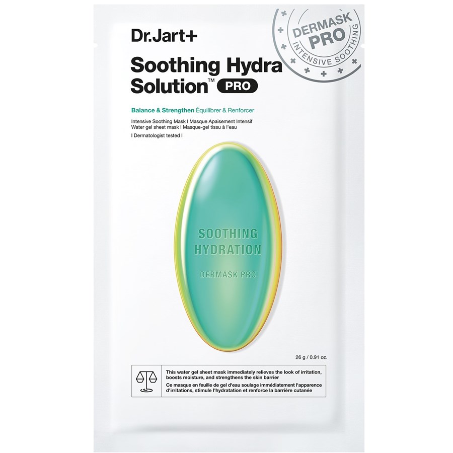 Маска для лица Dr. Jart+ Soothing Hydra Solution Pro, 26 g 
Маска для лица Dr. Jart+ Soothing Hydra Solution Pro, 26 g