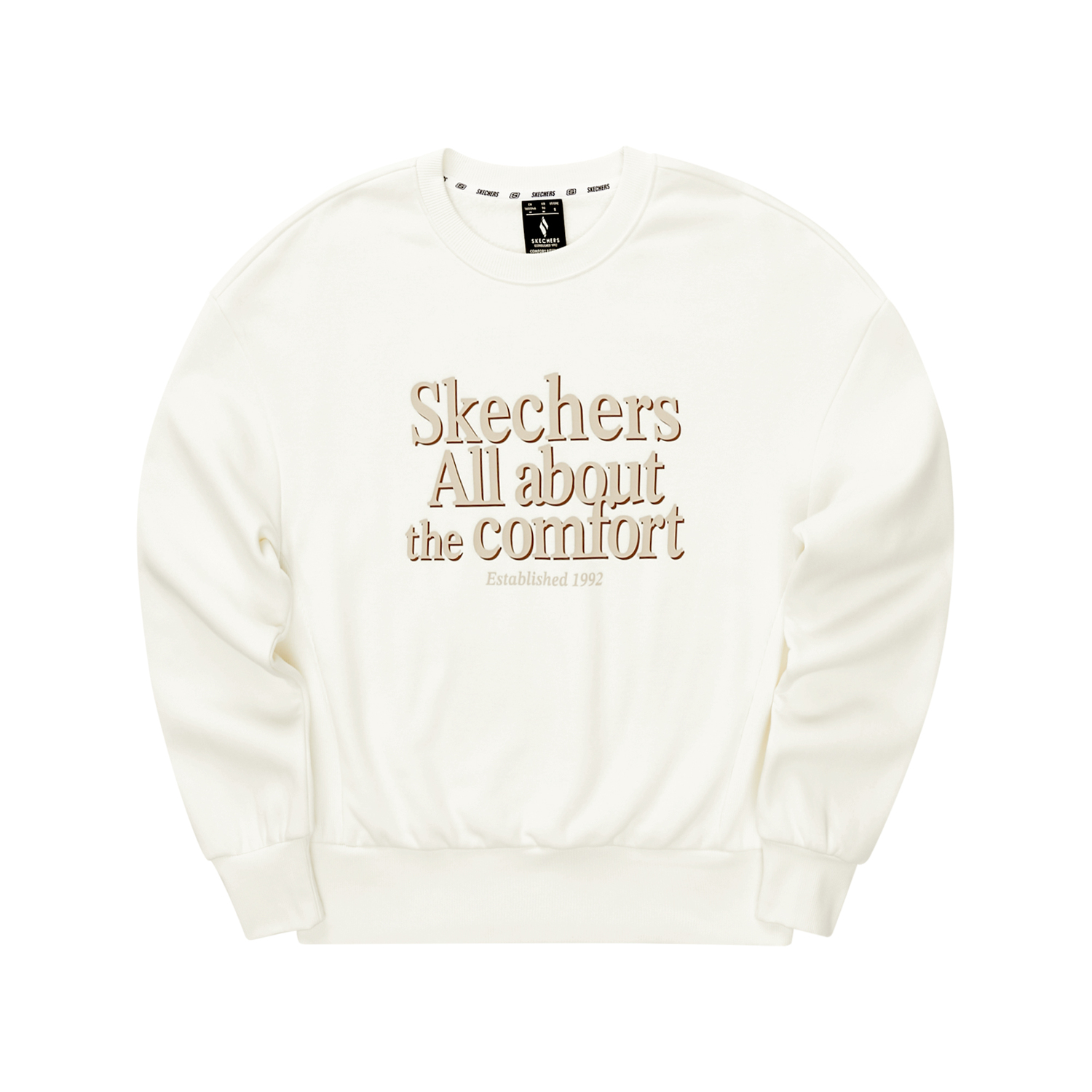 Свитшот женский экрю Skechers 
Свитшот женский экрю Skechers