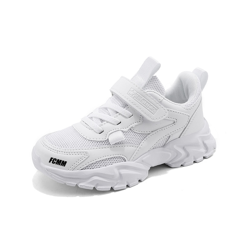 Противоскользящие износостойкие повседневные кроссовки средней высоты для детей FCMM, белый
Противоскользящие износостойкие повседневные кроссовки средней высоты для детей FCMM, белый