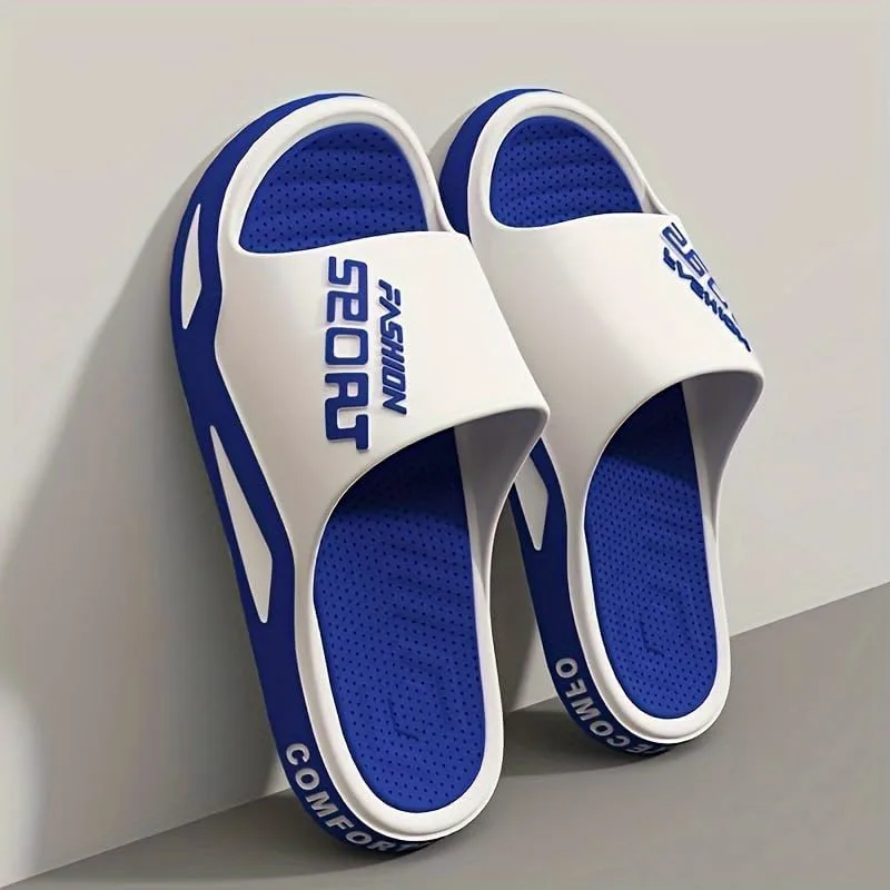 Мужские ультра-мягкие слайдеры, повседневные нескользящие шлепанцы, обувь с открытым носком для дома, улицы, пляжа и душа Hhhchpm, синий
Мужские ультра-мягкие слайдеры, повседневные нескользящие шлепанцы, обувь с открытым носком для дома, улицы, пляжа и душа Hhhchpm, синий