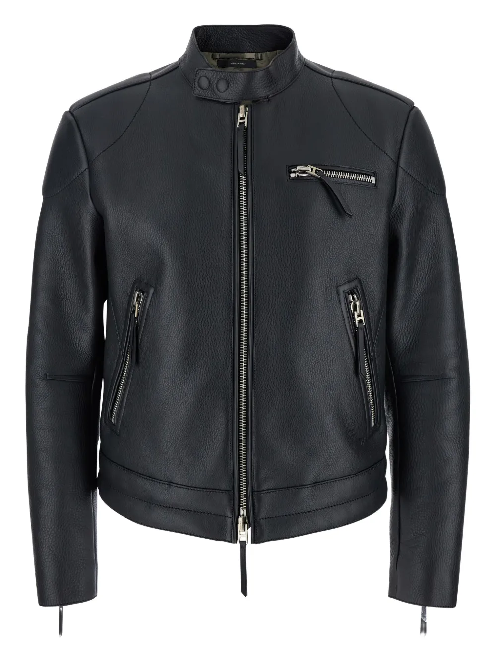 Кожаная куртка на молнии Tom Ford, черный
Кожаная куртка на молнии Tom Ford, черный