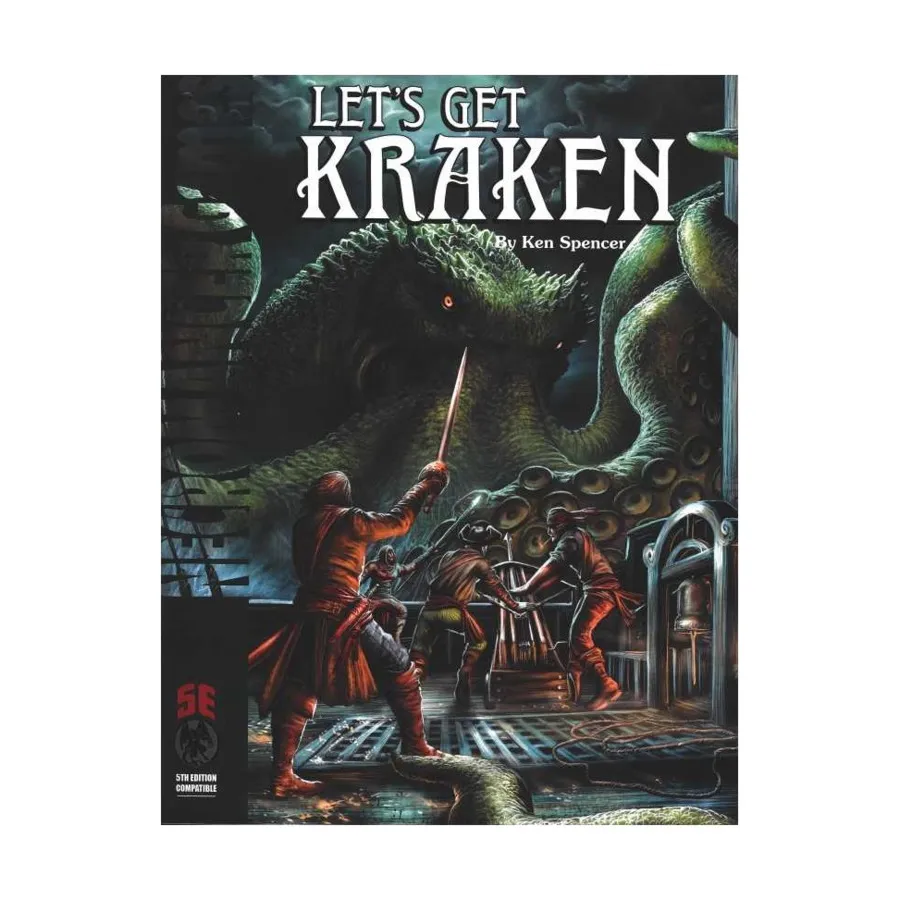 Модуль Let's Get Kraken (5E), D&D 5e Adventures, Sourcebooks & Supplements (Frog God Games)
Модуль Let's Get Kraken (5E), D&D 5e Adventures, Sourcebooks & Supplements (Frog God Games)