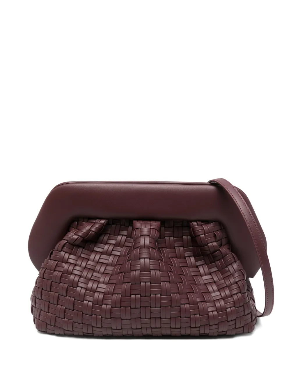 Плетеный клатч с съемным ремешком Themoirè, коричневый
Плетеный клатч с съемным ремешком Themoirè, коричневый