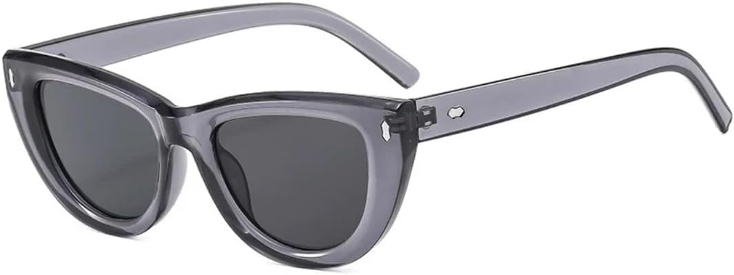 Солнцезащитные очки в стиле ретро с заклепками «кошачий глаз» для женщин, модные, роскошные, для мужчин и путешествий, с защитой от УФ-излучения UV400 TVTBBVV, Gray Gray
Солнцезащитные очки в стиле ретро с заклепками «кошачий глаз» для женщин, модные, роскошные, для мужчин и путешествий, с защитой от УФ-излучения UV400 TVTBBVV, Gray Gray