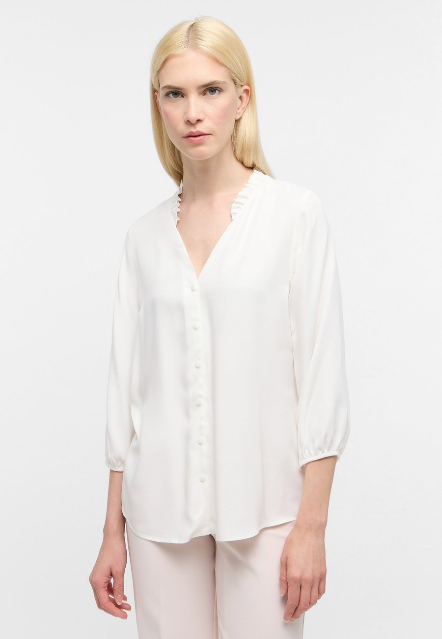 Блуза Eterna Button-down blouse, Off White/White
Блуза Eterna Button-down blouse, Off White/White