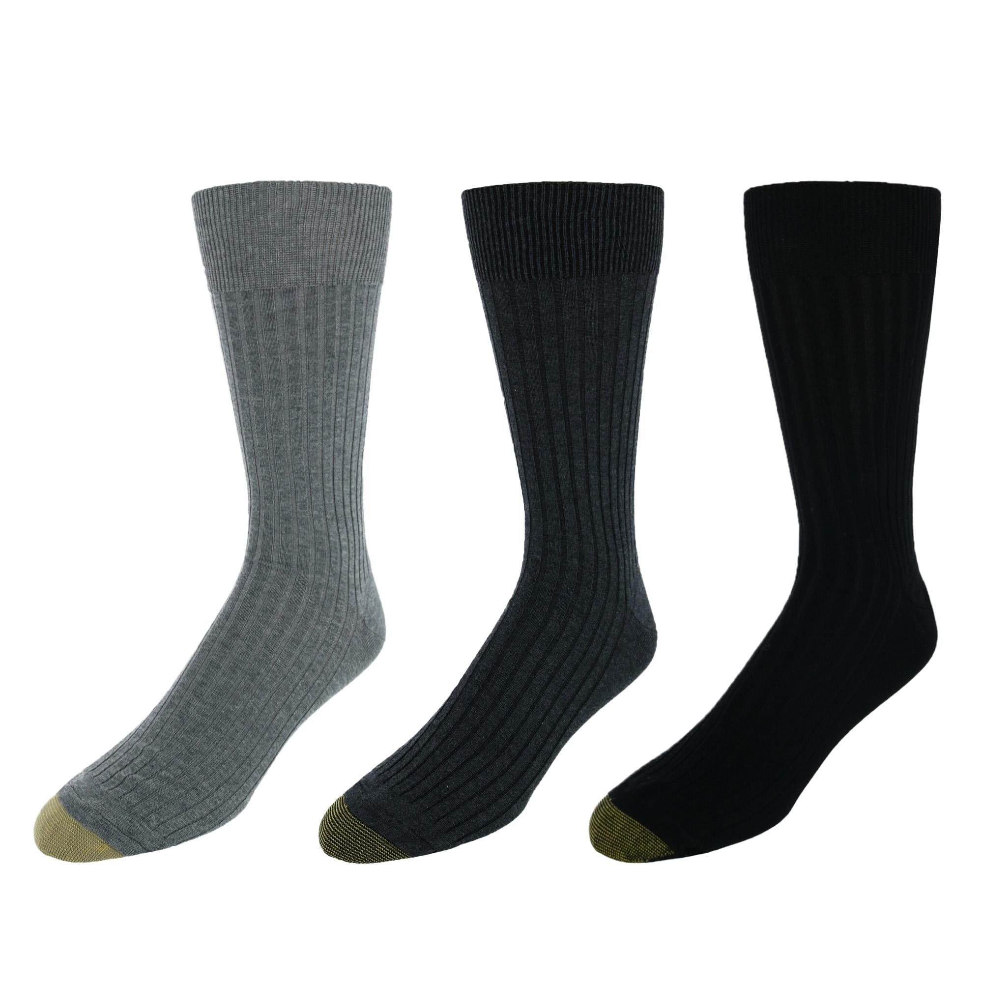 Мужские хлопковые влагоотводящие носки Canterbury Crew Dress Socks (3 пары в упаковке) Gold Toe, цвет heather grey, dark heather grey, black
Мужские хлопковые влагоотводящие носки Canterbury Crew Dress Socks (3 пары в упаковке) Gold Toe, цвет heather grey, dark heather grey, black