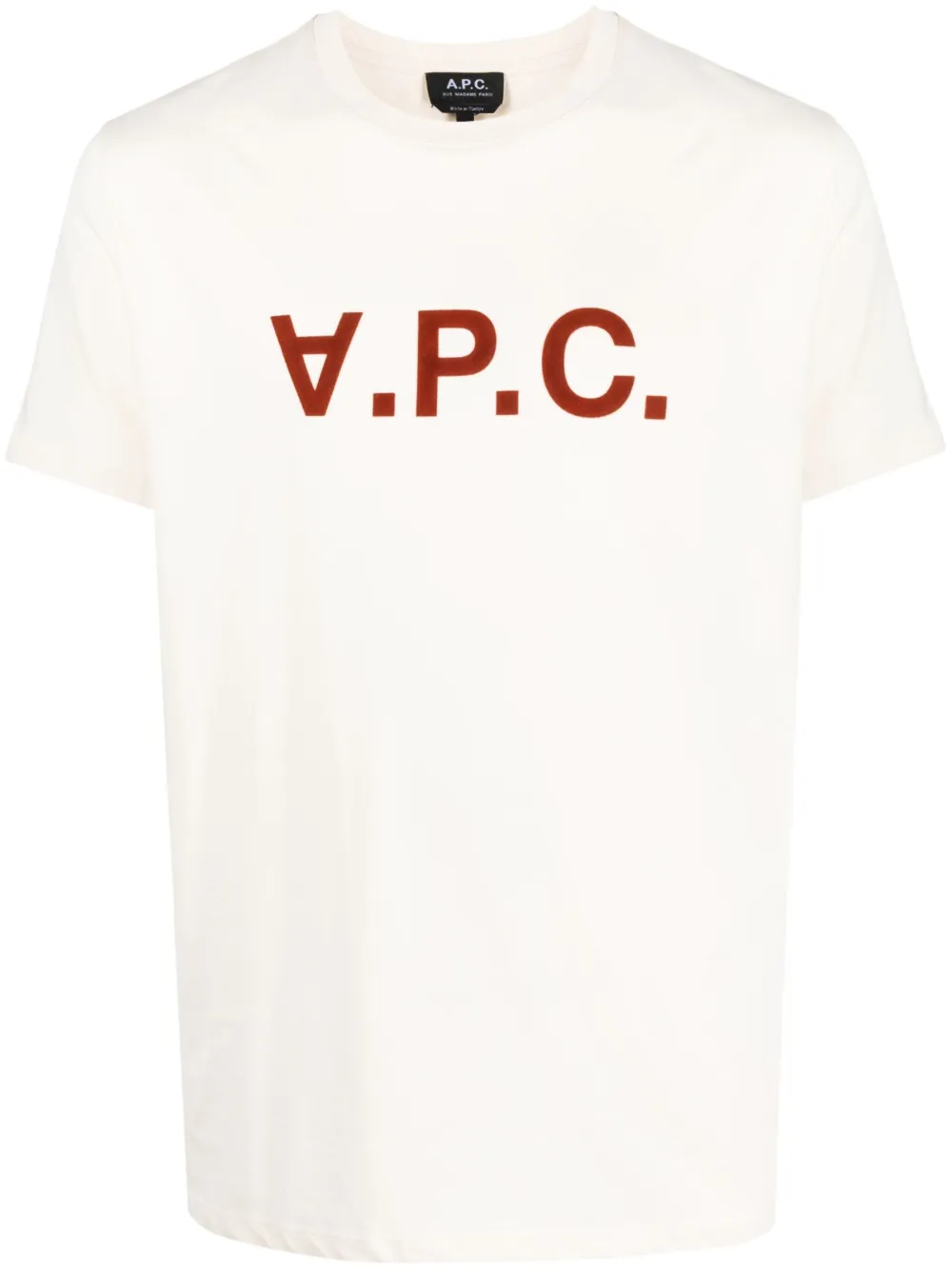 Футболка VPC с логотипом A.P.C., кремово-белый
Футболка VPC с логотипом A.P.C., кремово-белый