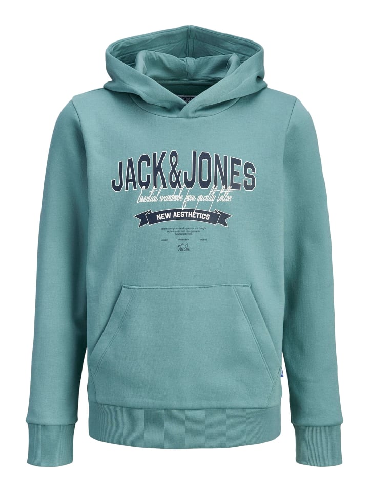 JACK & JONES Junior Толстовка с капюшоном JJELOGO SWEAT HOOD JNR, цвет минерально-голубой
JACK & JONES Junior Толстовка с капюшоном JJELOGO SWEAT HOOD JNR, цвет минерально-голубой