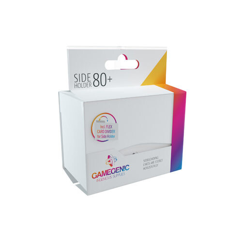 Коробка для карточек Gamegenic Side Holder 80+ White Gamegenic 
Коробка для карточек Gamegenic Side Holder 80+ White Gamegenic