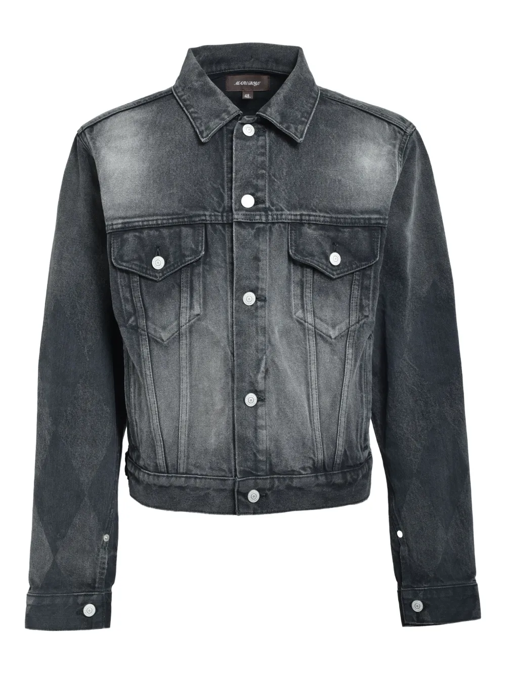 Джинсовая куртка с ромбовидным узором MASU, черный
Джинсовая куртка с ромбовидным узором MASU, черный