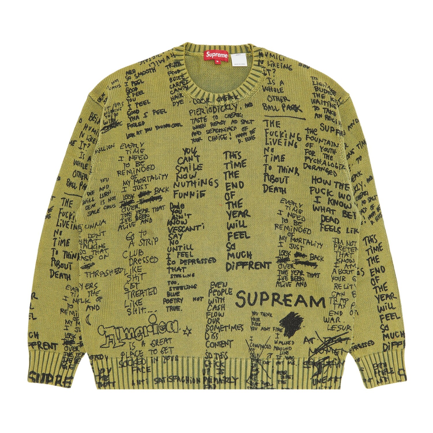 Свитер Supreme Gonz Poems Оливковый, Зеленый, Свитер Supreme Gonz Poems Оливковый
Свитер Supreme Gonz Poems Оливковый, Зеленый, Свитер Supreme Gonz Poems Оливковый