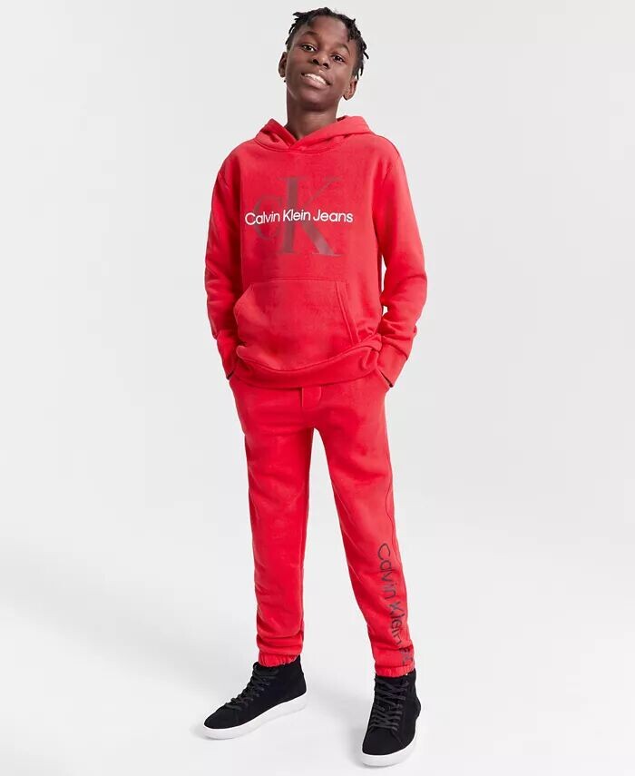 Толстовка с капюшоном и джоггеры Big Boys Old School с логотипом Calvin Klein, черный
Толстовка с капюшоном и джоггеры Big Boys Old School с логотипом Calvin Klein, черный