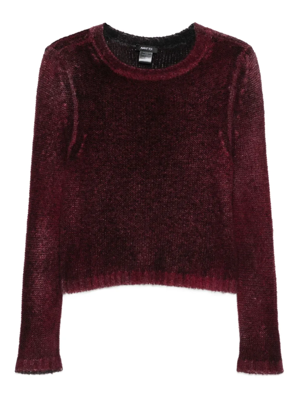 Свитер с круглым вырезом Avant Toi, красный 
Свитер с круглым вырезом Avant Toi, красный