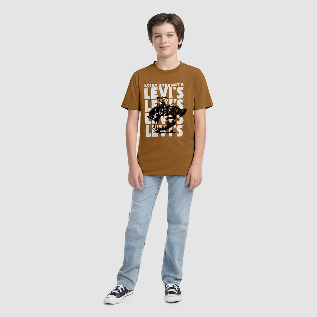 Футболка Saddle Up для больших мальчиков S-xl Levi's, Sudan Brown - Brown
Футболка Saddle Up для больших мальчиков S-xl Levi's, Sudan Brown - Brown