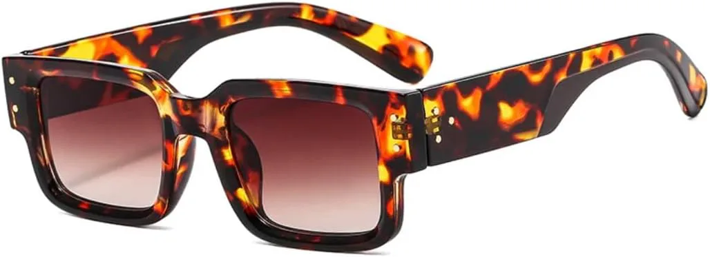 Ретро женские двухцветные солнцезащитные очки с заклепками, модные заклепки, мужские солнцезащитные очки UV400 с градиентным покрытием TVTBBVV, Leopard Tea Gradient
Ретро женские двухцветные солнцезащитные очки с заклепками, модные заклепки, мужские солнцезащитные очки UV400 с градиентным покрытием TVTBBVV, Leopard Tea Gradient
