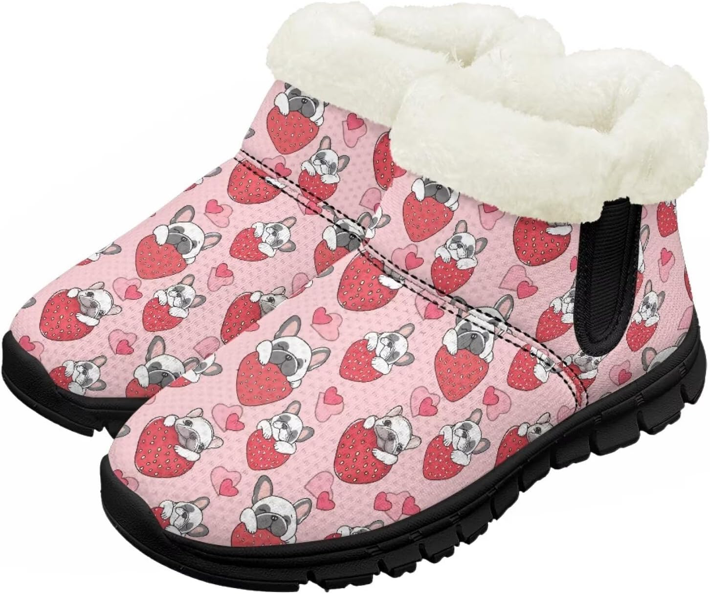 Детские зимние ботинки Chririnla для мальчиков и девочек, утепленные и сверхлегкие с плюшевой подкладкой и противоскользящей подошвой, Heart Pug
Детские зимние ботинки Chririnla для мальчиков и девочек, утепленные и сверхлегкие с плюшевой подкладкой и противоскользящей подошвой, Heart Pug