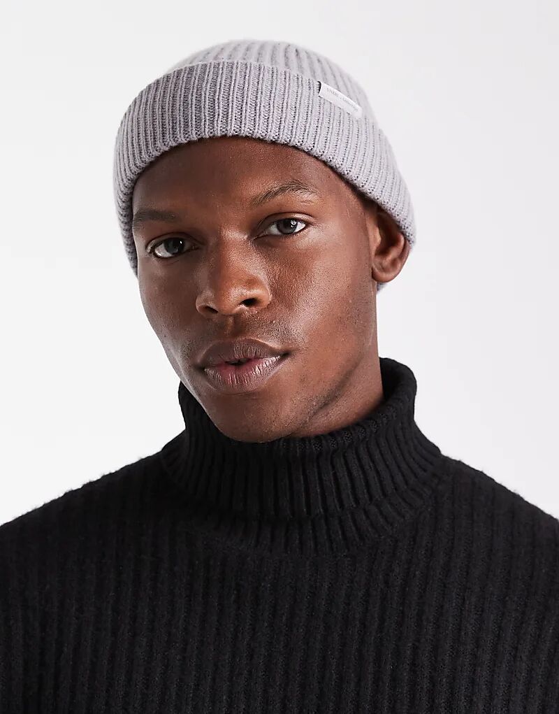 Шапочка Jack & Jones серого цвета
Шапочка Jack & Jones серого цвета