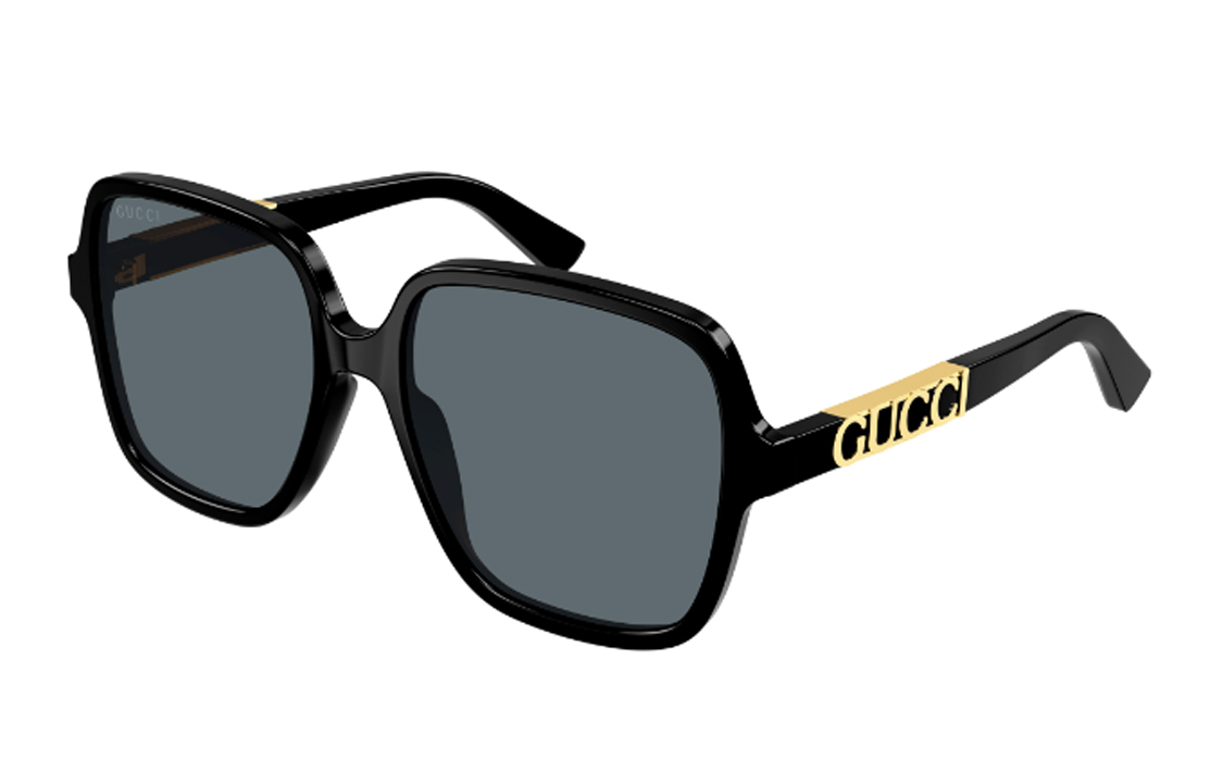 GUCCI Солнцезащитные очки нестандартной формы металлические черные унисекс, Black
GUCCI Солнцезащитные очки нестандартной формы металлические черные унисекс, Black
