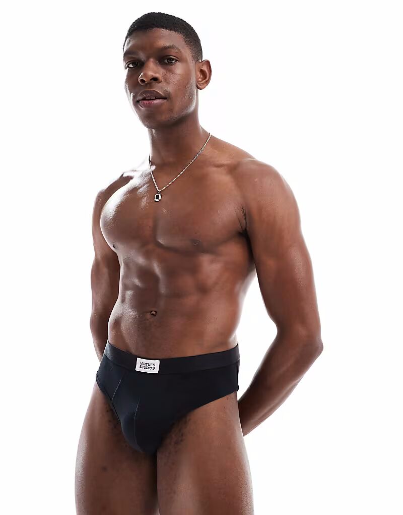 Трусики ASOS DESIGN черного цвета
Трусики ASOS DESIGN черного цвета