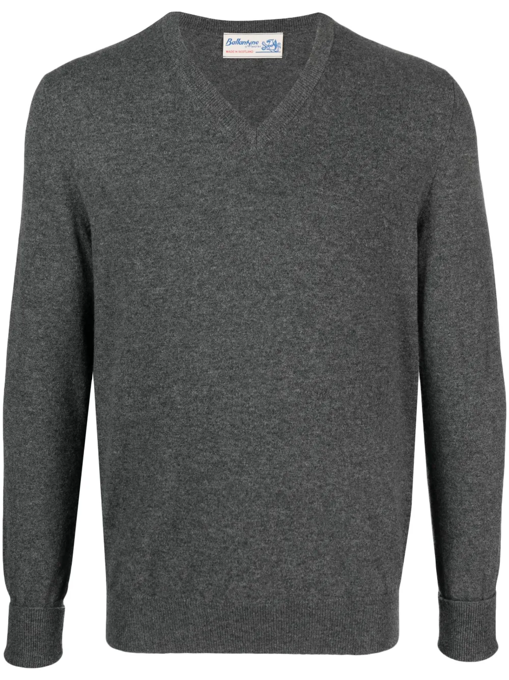 Кашемировый джемпер с V-образным вырезом Ballantyne, серый
Кашемировый джемпер с V-образным вырезом Ballantyne, серый