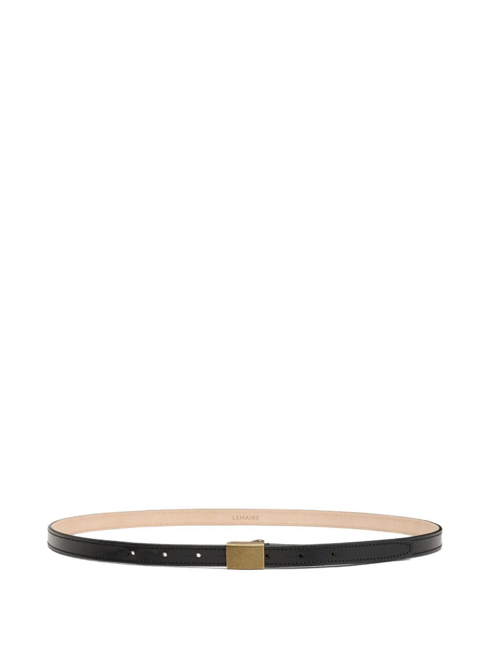 Кожаный ремень с фактурной пряжкой Lemaire, черный
Кожаный ремень с фактурной пряжкой Lemaire, черный