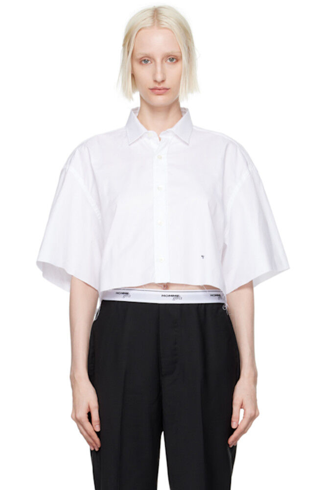 Белая рубашка свободного кроя HommeGirls
Белая рубашка свободного кроя HommeGirls