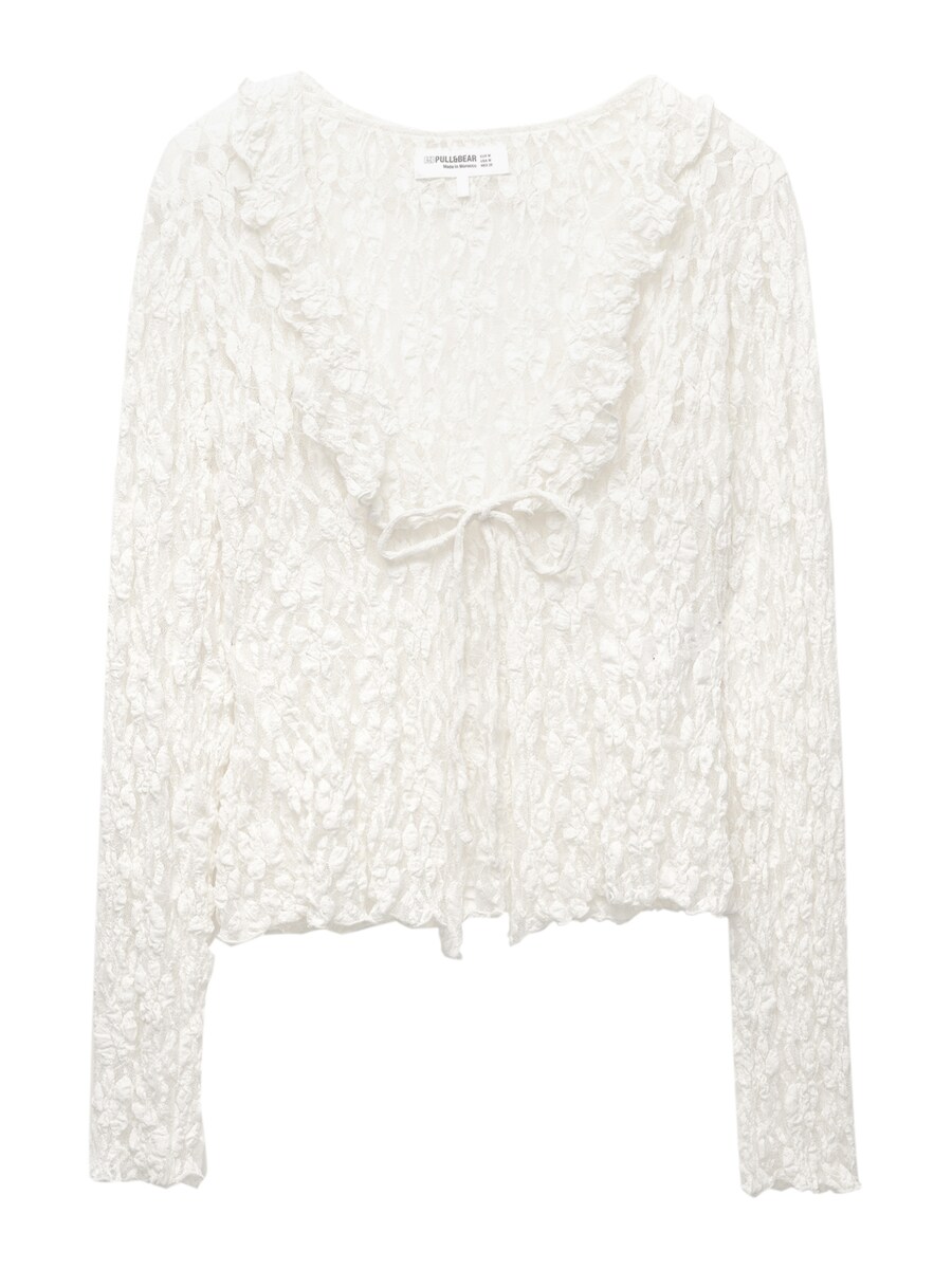 Блуза Pull&Bear, экрю
Блуза Pull&Bear, экрю