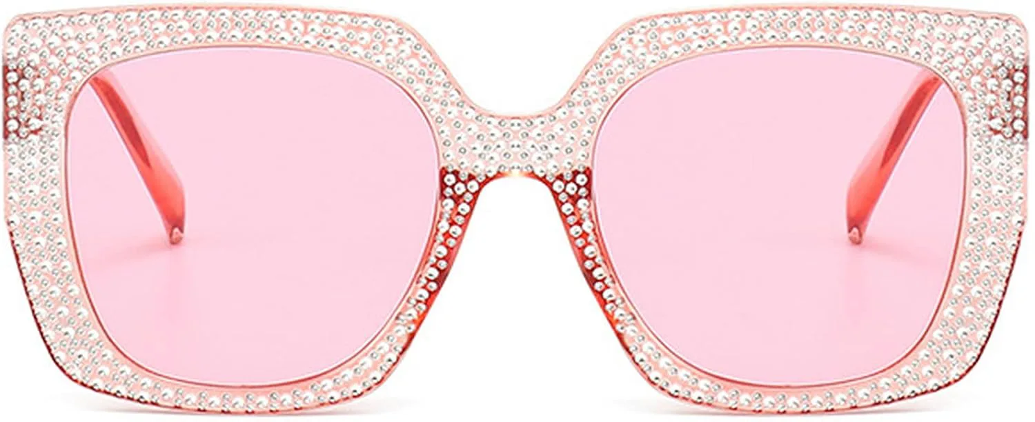Большие квадратные солнцезащитные очки с бриллиантами для женщин, в стиле ретро, для рейв-вечеринок, модные солнцезащитные очки со стразами mincl, 2pcs-black&pink
Большие квадратные солнцезащитные очки с бриллиантами для женщин, в стиле ретро, для рейв-вечеринок, модные солнцезащитные очки со стразами mincl, 2pcs-black&pink