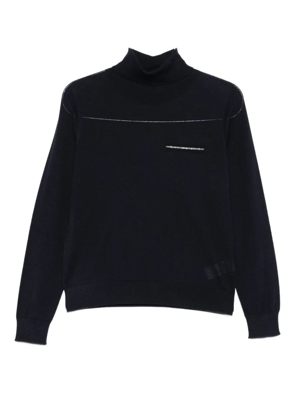 Свитер с высоким воротом Peserico, синий
Свитер с высоким воротом Peserico, синий