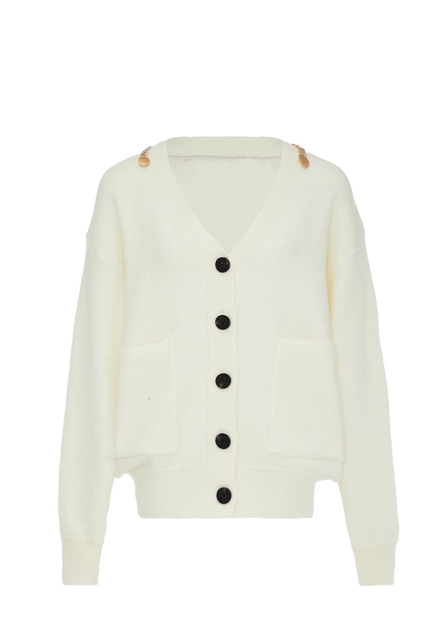 Вязаный кардиган caissa, белый
Вязаный кардиган caissa, белый