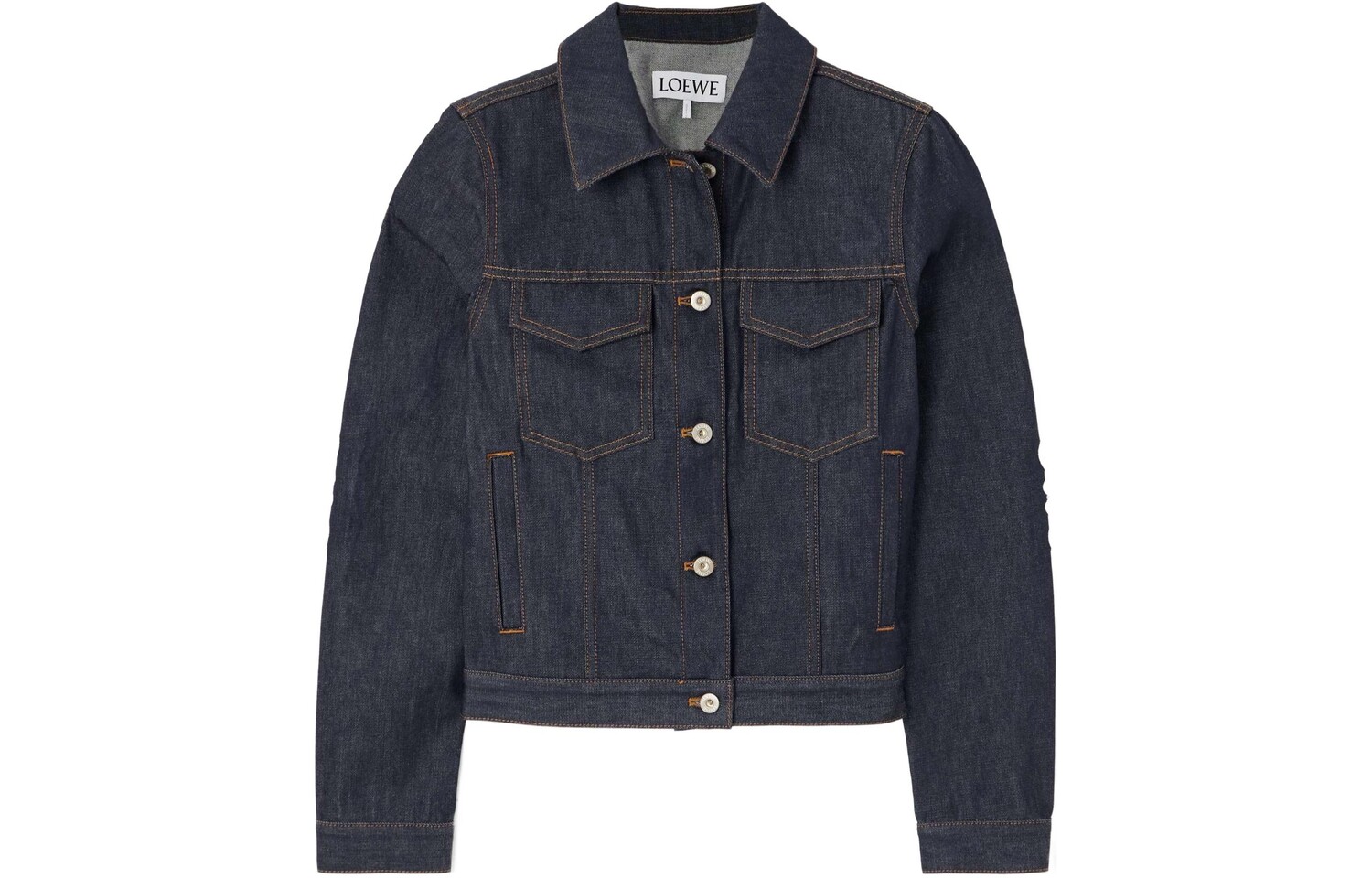 Джинсовая куртка женская синяя Loewe 
Джинсовая куртка женская синяя Loewe
