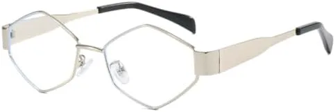 2027 Модные многоугольные солнцезащитные очки для женщин, винтажные ромбовидные солнцезащитные очки с металлической оправой, панк-очки для мужчин MTZJH, Silver Clear
2027 Модные многоугольные солнцезащитные очки для женщин, винтажные ромбовидные солнцезащитные очки с металлической оправой, панк-очки для мужчин MTZJH, Silver Clear