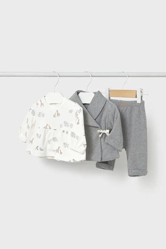 Комплект для новорожденного Mayoral Newborn, серый
Комплект для новорожденного Mayoral Newborn, серый