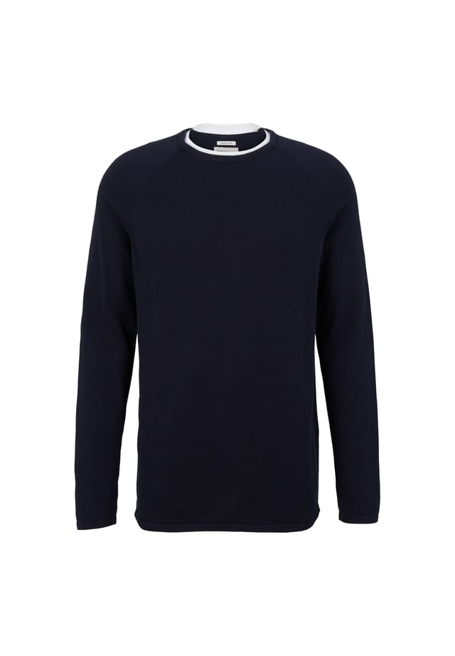 Вязаный свитер пуловер r-neck Tom Tailor, синий
Вязаный свитер пуловер r-neck Tom Tailor, синий