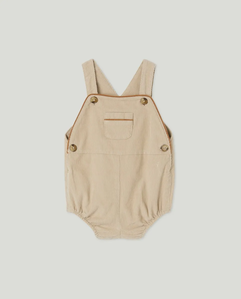 Комбинезон для малыша с тонкими бретелями из гладкого микровельвета с пуговицами и отделкой из детской замши Coconut El Corte Inglés, бежевый
Комбинезон для малыша с тонкими бретелями из гладкого микровельвета с пуговицами и отделкой из детской замши Coconut El Corte Inglés, бежевый