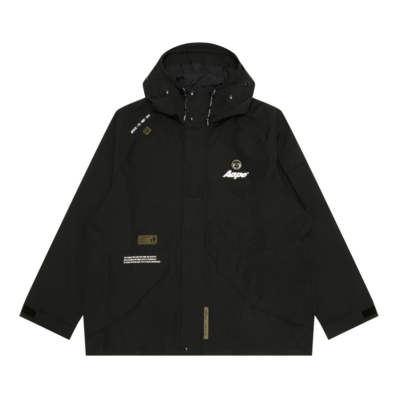Aape Курка-ветровка с нашивкой логотипа, Black BKX
Aape Курка-ветровка с нашивкой логотипа, Black BKX