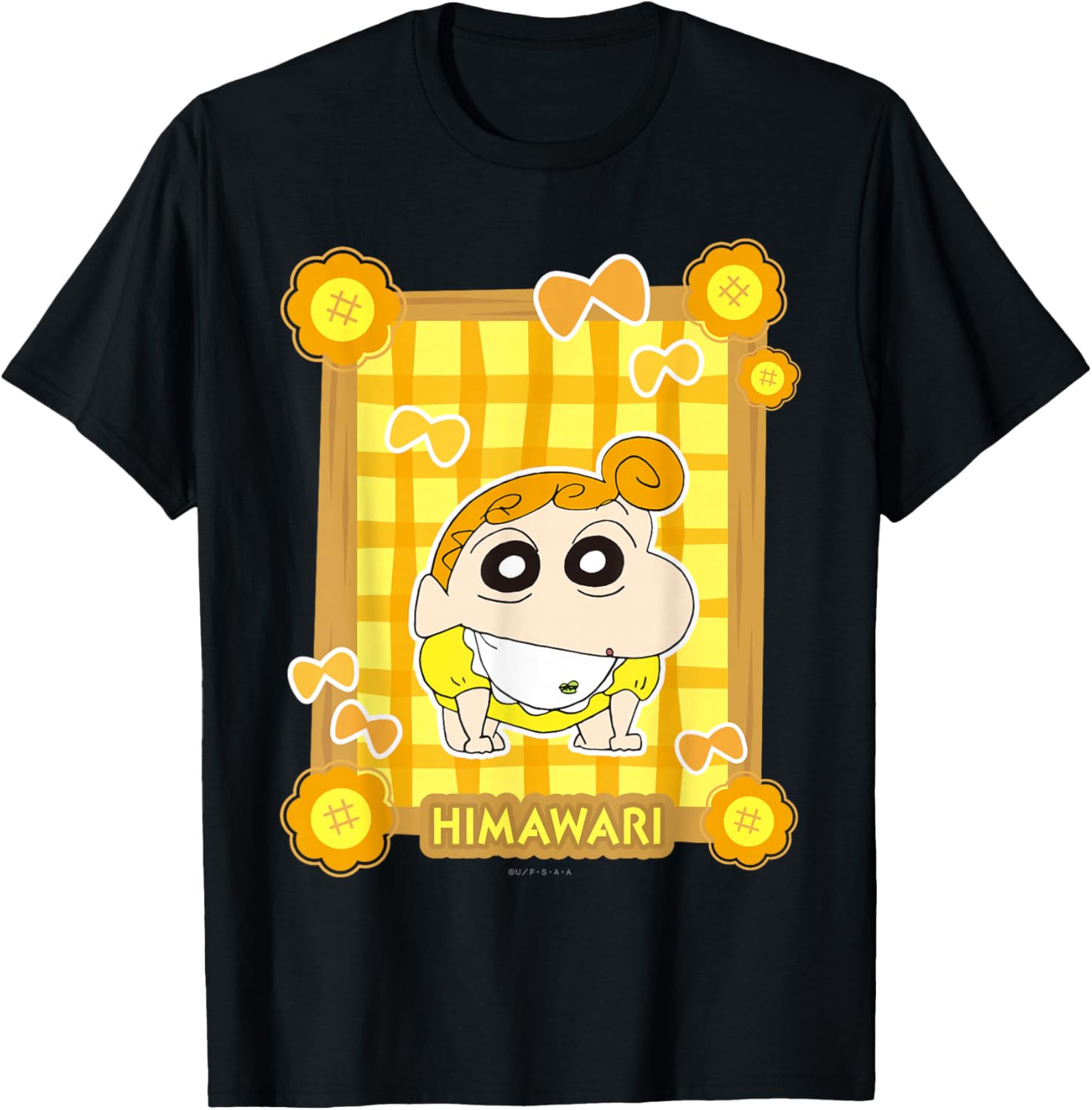 Футболка Crayon Shin-chan с бабочками и подсолнухами, черная Crayon Shinchan
Футболка Crayon Shin-chan с бабочками и подсолнухами, черная Crayon Shinchan