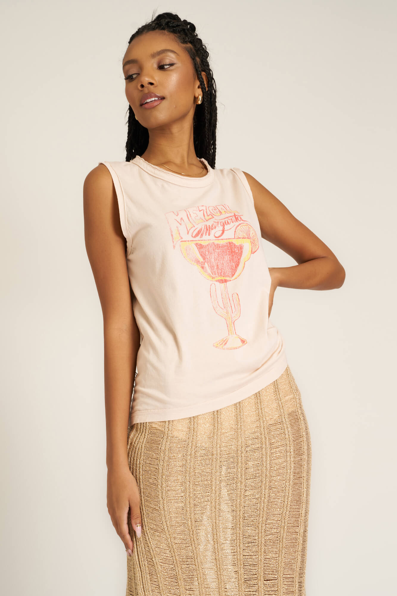 Майка Mezcal Tank PROJECT SOCIAL T, розовый 
Майка Mezcal Tank PROJECT SOCIAL T, розовый