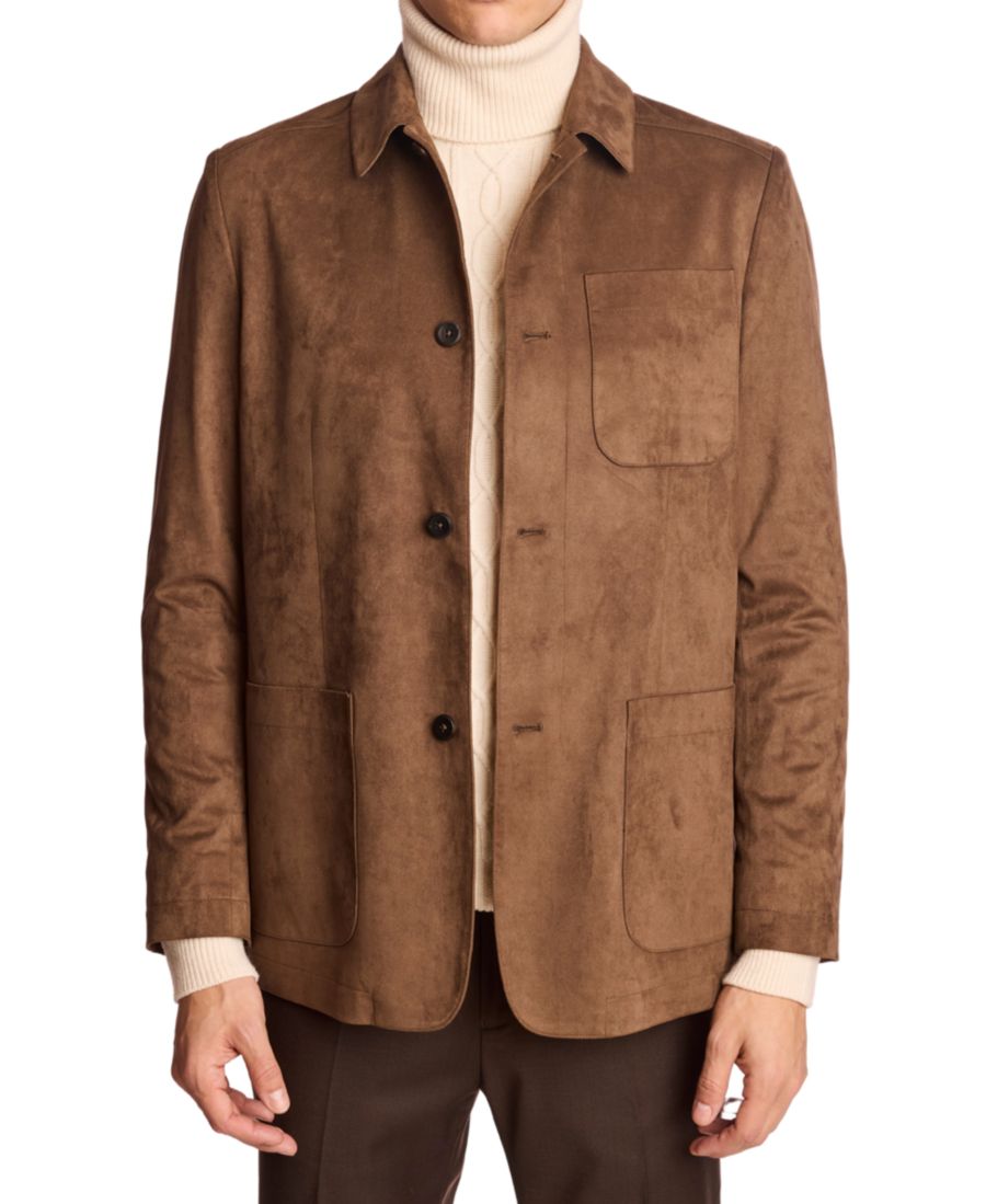 Мужская куртка New City на пуговицах Paisley & Gray, Dark Brown Microsuede
Мужская куртка New City на пуговицах Paisley & Gray, Dark Brown Microsuede